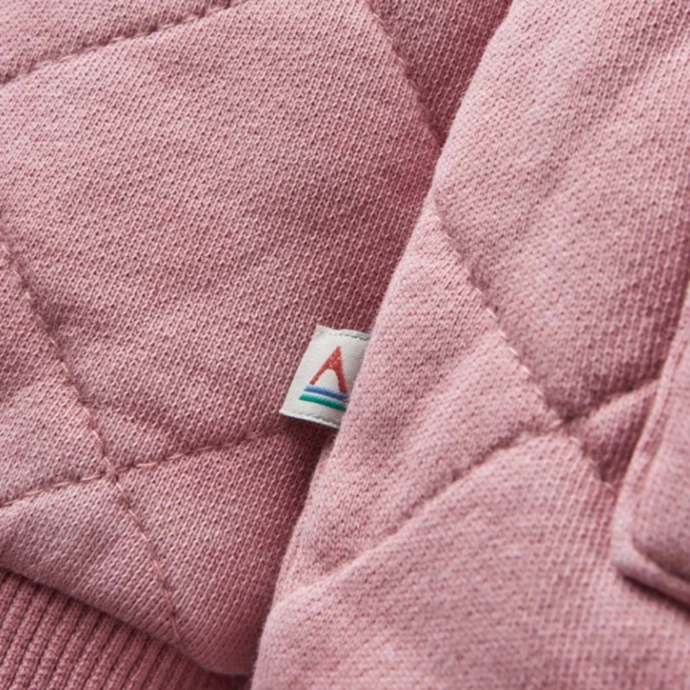 Quilted Hooded Jacket - Dusty Pink - Picture 7 of 10